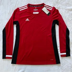 Women’s Adidas mi Team 19 Long Sleeve Soccer Jersey Small New